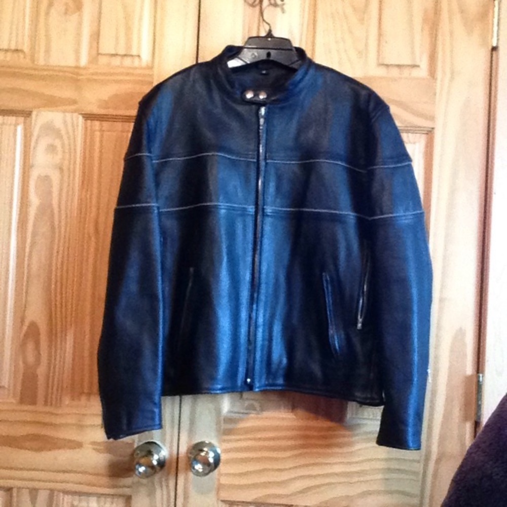 Men's Leather Motorcycle Jacket
